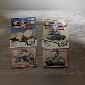 Vintage Dessert Storm Trading Card Bundle Collectible War Memorabilia